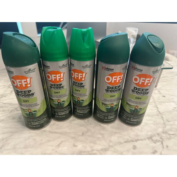 OFF! Deep Woods Insect Repellant Spray, 6 oz - Pack of 5 - Picture 1 of 4